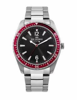 Men's Ronnie Diver Watch - Silver/Black/Silver