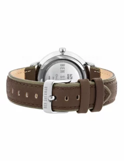 Men's Portobello Social Watch - Brown/Grey/Silver -clothing Shop wb038 t portobello social watch brown grey silver back