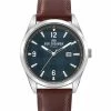 Men's Carnaby Check Watch - Brown/Navy/Silver