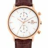 Men's Portobello Professional Multi Watch - Brown/Off-White/Rose Gold