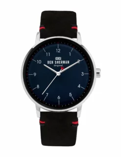 Men's Portobello City Watch - Black/Navy/Silver