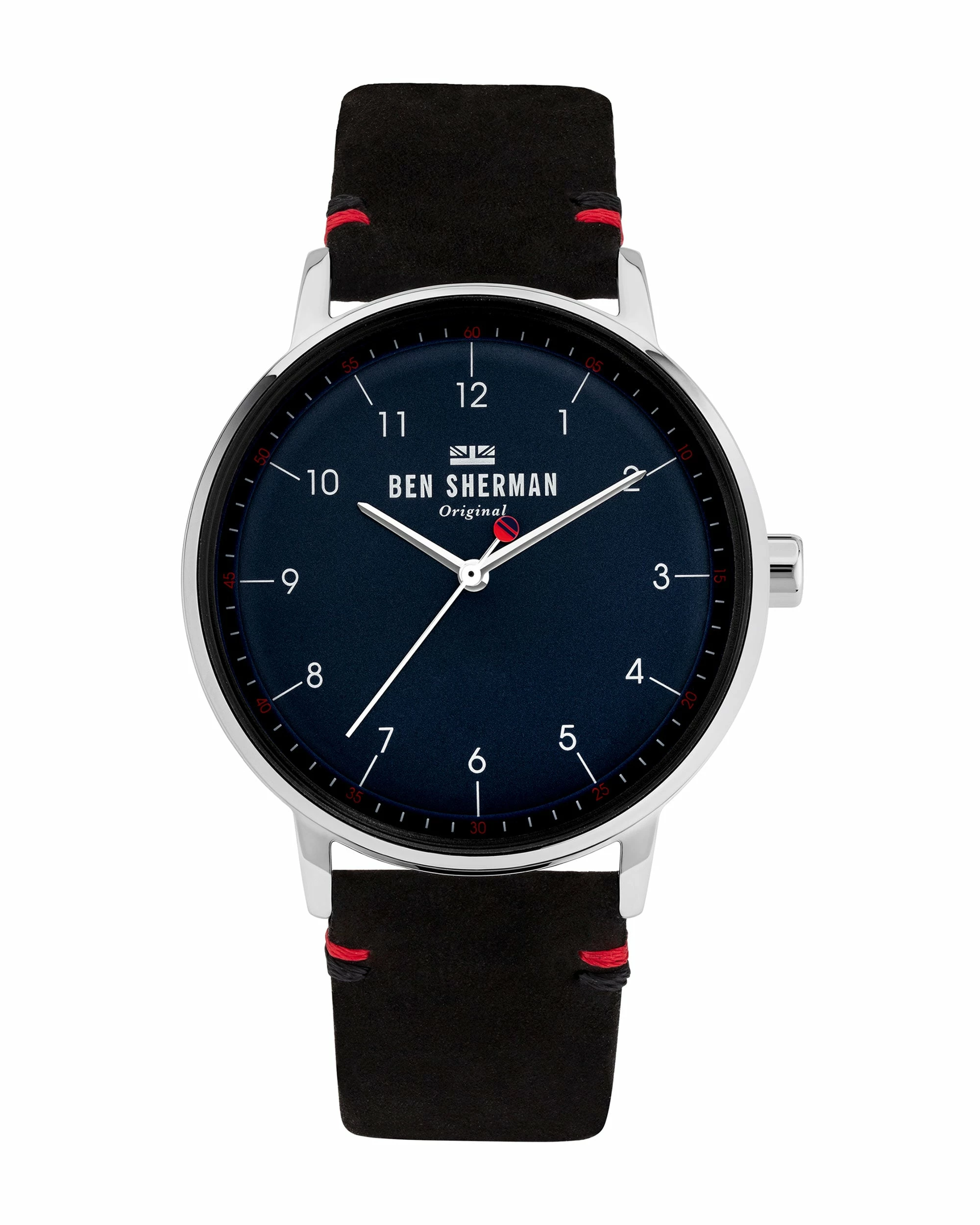 Men's Portobello City Watch - Black/Navy/Silver 1 Men's Portobello City Watch - Black/Navy/Silver