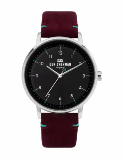 Men's Portobello City Watch - Mulberry/Black/Silver