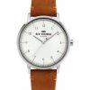 Men's Portobello City Watch - Tan/White/Silver