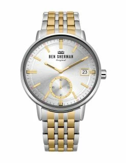 Men's Portobello Professional Watch - Silver-Gold/Silver/Silver
