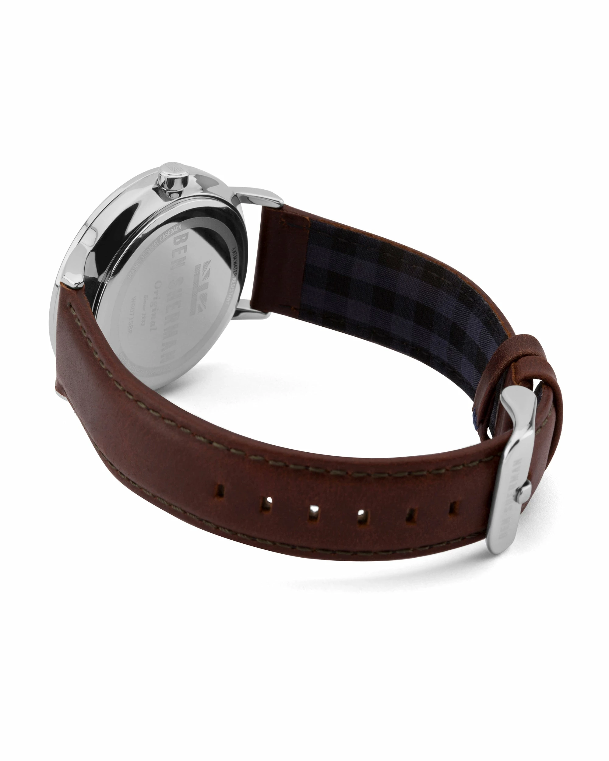 Men's Portobello Professional Watch - Brown/Silver/Silver 3 Men's Portobello Professional Watch - Brown/Silver/Silver - Image 3