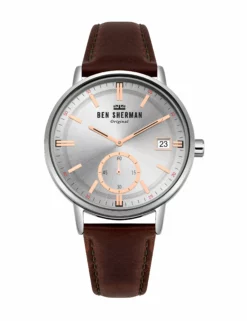 Men's Portobello Professional Watch - Brown/Silver/Silver