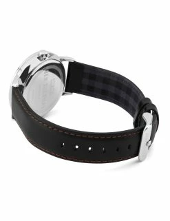 Men's Portobello Professional Watch - Black/Black/Silver -clothing Shop wb071bb mens portobello professional watch with black leather strap black sunray dial back