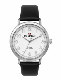 Men's Dylan Casual Watch - Black/White/Silver